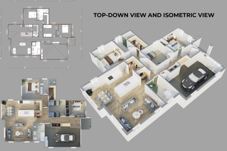 3D floorplan
