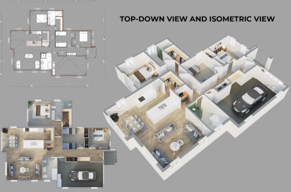 3D floorplan